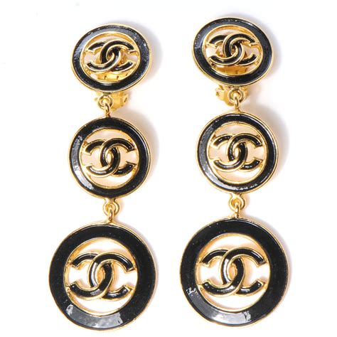 clip on chanel earrings